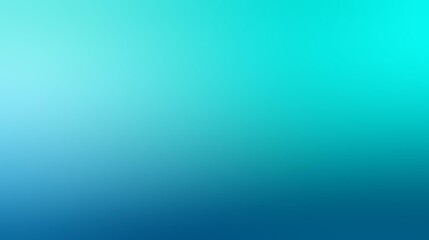 Obraz premium Turquoise Color Gradient Background with Rich, Vibrant Tones and Smooth Transitions