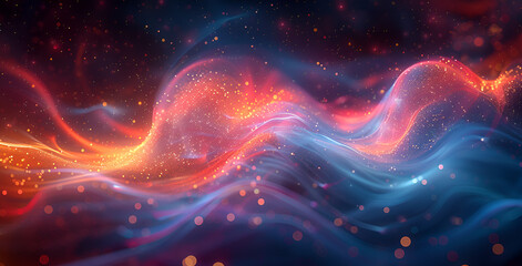 Dark Abstract Color Gradient Background 