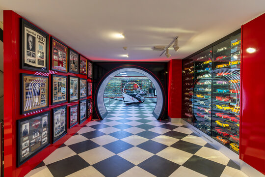 Izmir, Turkey - August 18, 2024 : Key Museum is the most comprehensive classic car and motorcycle museum in Turkey