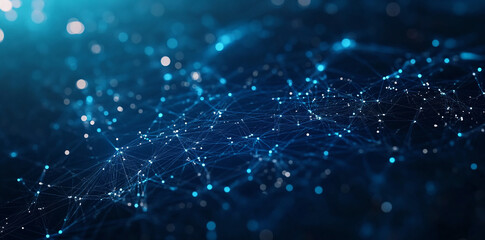 Digital Network Abstract.