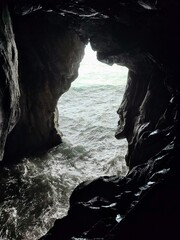 cave in the sea
