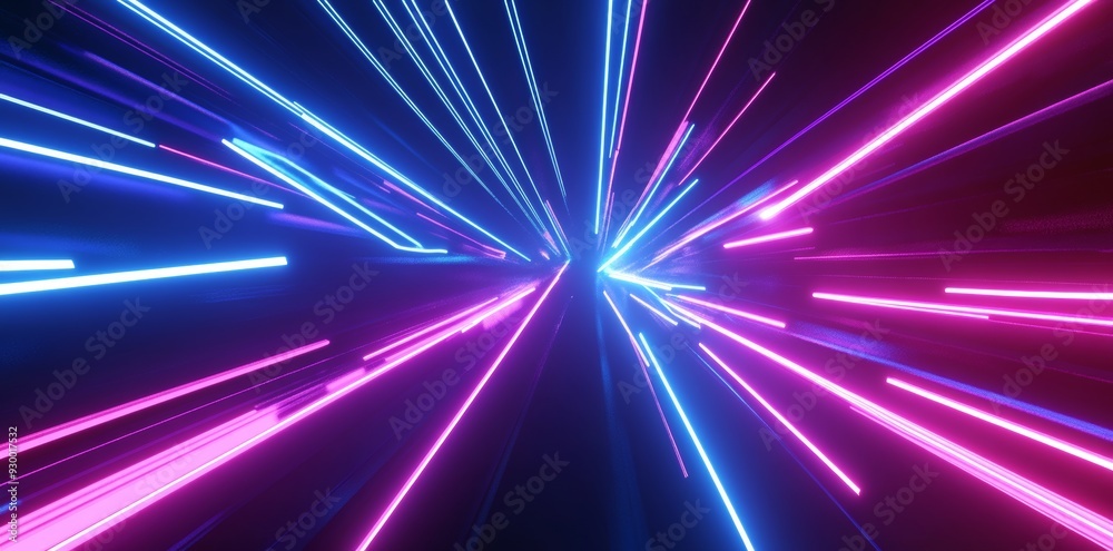 Poster the speed of light in a galaxy with explosions in the universe. space background for events, parties
