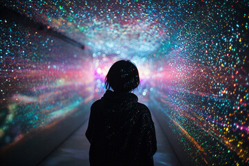 Silhouette in Lights.