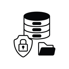 Data Regulation icon vector stock illustration