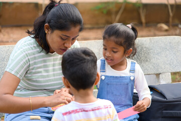 Obraz premium Family Park Learning