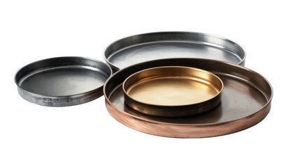 Metallic Serving Trays Set