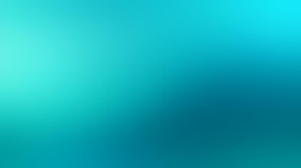 Fototapeta premium Turquoise Color Gradient Background with Rich, Vibrant Tones and Smooth Transitions