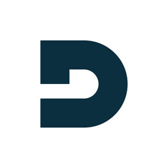 Letter D logo design template elements