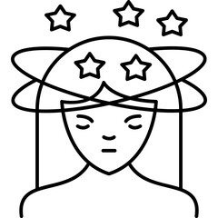 Dizziness Icon
