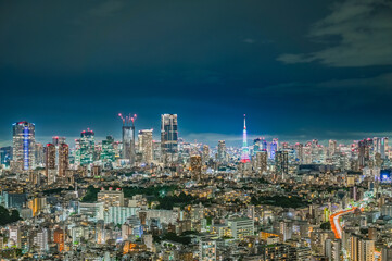 Fototapeta premium 日本の首都東京の夜景