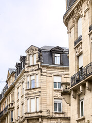 Fototapeta premium Antique building view in Esch-sur-Alzette, Luxembourg
