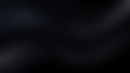 Jet Black Color Gradient Background with Deep, Dark Shading and Smooth Transitions