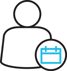 User and Calendar Icon
