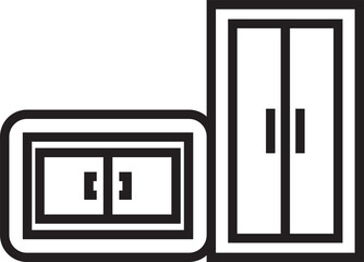 Closet Line Icon