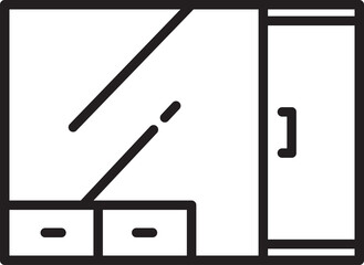 Closet Line Icon