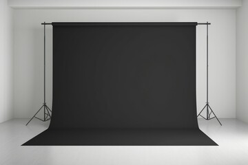 Studio backdrop with design space