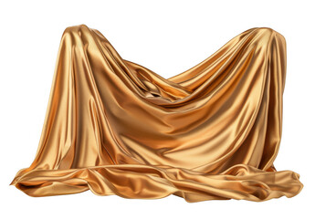 Naklejka premium Luxurious Golden Drapery
