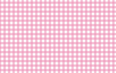 Pink gingham checkered background