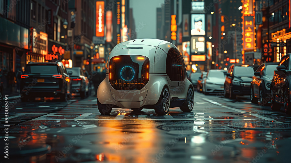 Poster a driver of a high-tech autonomous vehicle is secretly assigned to transport a critical package acro