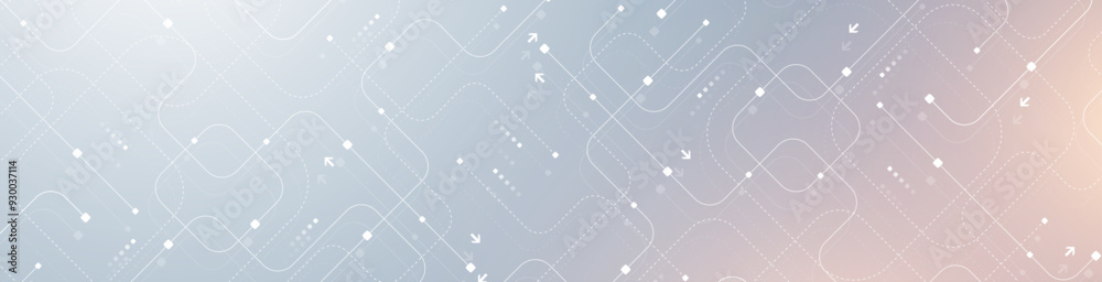 Aufkleber Abstract background with technology circuit board texture. Modern electronic motherboard texture. Engineering and communication concept for header, web banner, website, presentation.