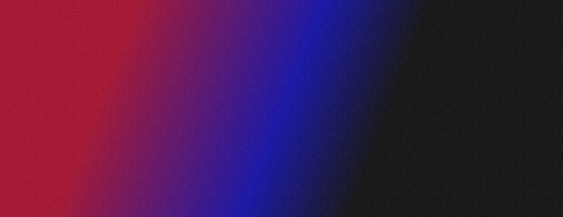 Vibrant color gradient grainy texture background red blue abstract color