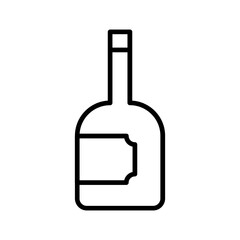 Wine Bottle Vector Icon
