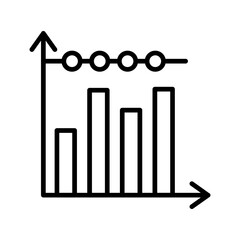 Bar Chart Vector Icon
