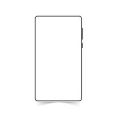 stand blank mobile screen, phone, digital smartphone empty display 