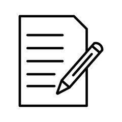 Article Writing Vector Icon