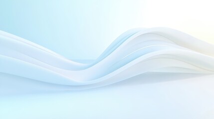 Obraz premium A blue and white wave with a white background
