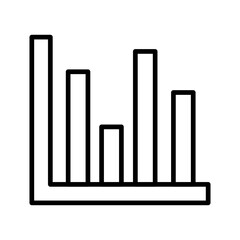 Bar Chart Vector Icon