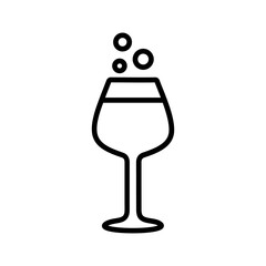 Wine Tumbler Vector Icon
