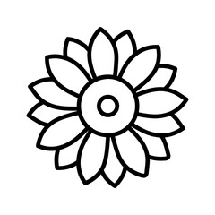 Floral Arrangement Vector Icon