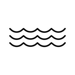 Water Wave Vector Icon