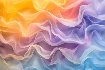 Obraz premium Multilayer pastel background in purple, yellow and blue color. Cover layout material design template.