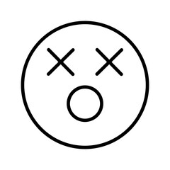 Dizzy Face Vector Icon