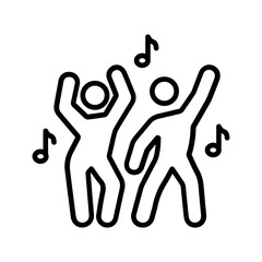 Music and Dance Vector Icon
