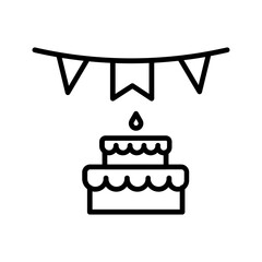Birthday Wishes Vector Icon
