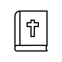 Fototapeta premium Bible Vector Icon