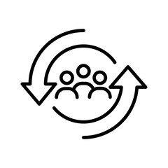 Career Change Vector Icon