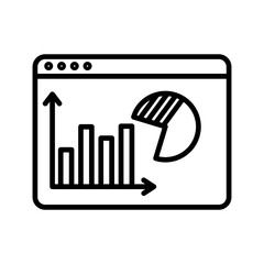 Data Visualization Vector Icon