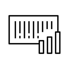 Barcode Analytics Vector Icon