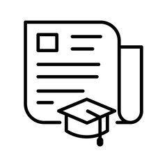 Journalism Education Vector Icon