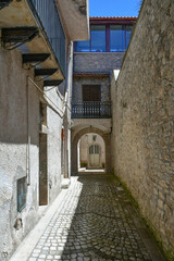 A street in San Lupo, a village in Campania, Italy.	