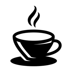 Coffee icon vector illustration  isolated on white background.