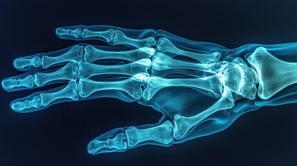 An x-ray of a hand 