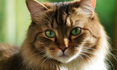 Fototapeta premium close up of cat background/wallpaper