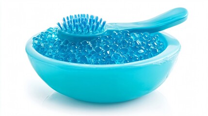 Professional Toilet Bowl Cleaning Gel Concept Isolated on White Background