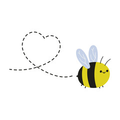 Bee love illustration