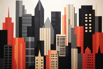 The buildings city metropolis cityscape.